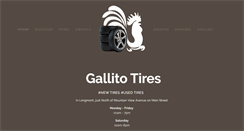 Desktop Screenshot of gallitotires.com